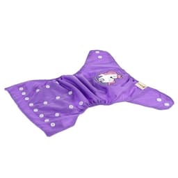 Многоразовый подгузник Крошка Я «Верю в единорогов», 3-15 кг, фиолетовый