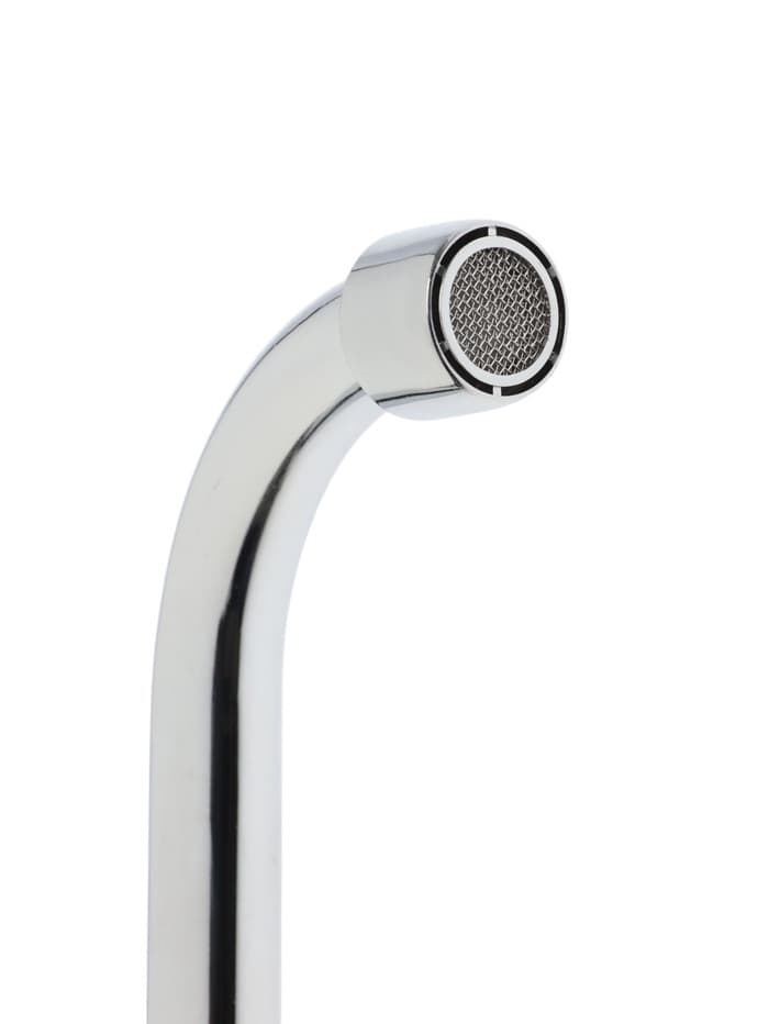 Излив для смесителя ZEIN, 3/4", S-образный, нержавеющая сталь, по оси 23 см, аэратор пластик