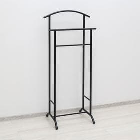 Вешалка костюмная «Стиль», 47×34.8×108 см, чёрная