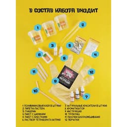 Набор для опытов и экспериментов «Слайм лаб» «Юникорн. Клубника»