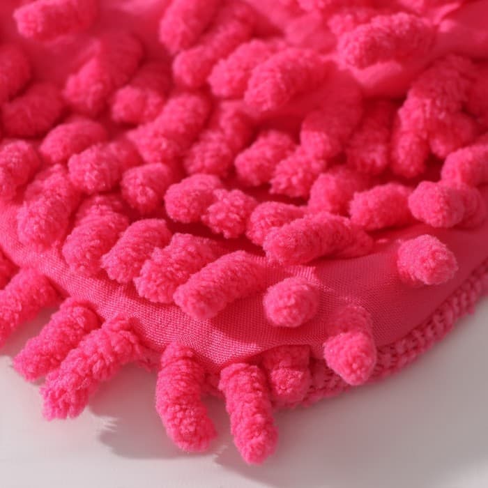 Варежка для уборки Доляна «Букли», микрофибра односторонняя, 15×20 см, МИКС