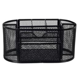 Подставка для канцелярских мелочей 9 отделений, сетка металл, чёрная