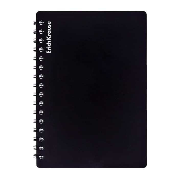 Тетрадь на спирали ErichKrause. Classic А6, 60 листов, в клетку, пластиковая обложка, блок офсет, МИКС