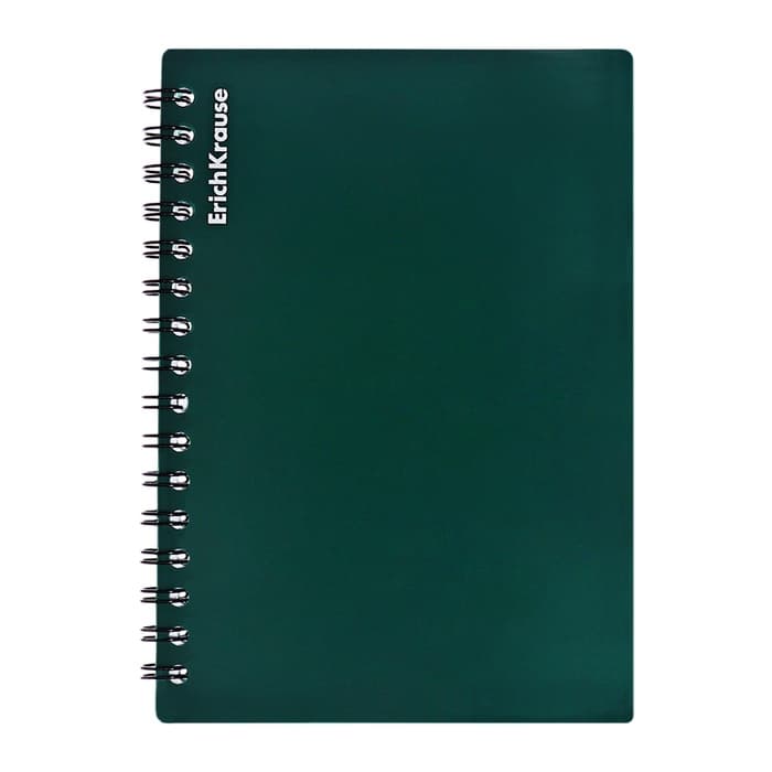 Тетрадь на спирали ErichKrause. Classic А6, 60 листов, в клетку, пластиковая обложка, блок офсет, МИКС