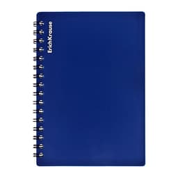 Тетрадь на спирали ErichKrause. Classic А6, 60 листов, в клетку, пластиковая обложка, блок офсет, МИКС