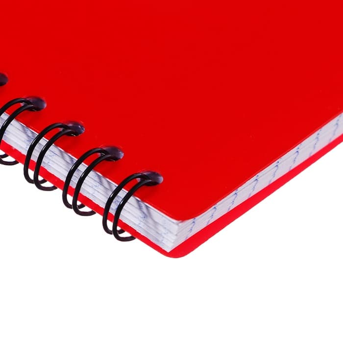 Тетрадь на спирали ErichKrause. Classic А6, 60 листов, в клетку, пластиковая обложка, блок офсет, МИКС