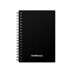 Тетрадь на спирали ErichKrause. Classic А6, 60 листов, в клетку, пластиковая обложка, блок офсет, МИКС