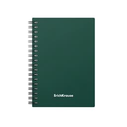 Тетрадь на спирали ErichKrause. Classic А6, 60 листов, в клетку, пластиковая обложка, блок офсет, МИКС