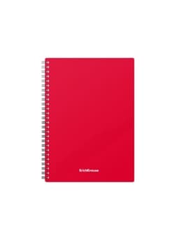 Тетрадь на спирали ErichKrause. Classic А5, 60 листов, в клетку, пластиковая обложка, блок офсет, МИКС