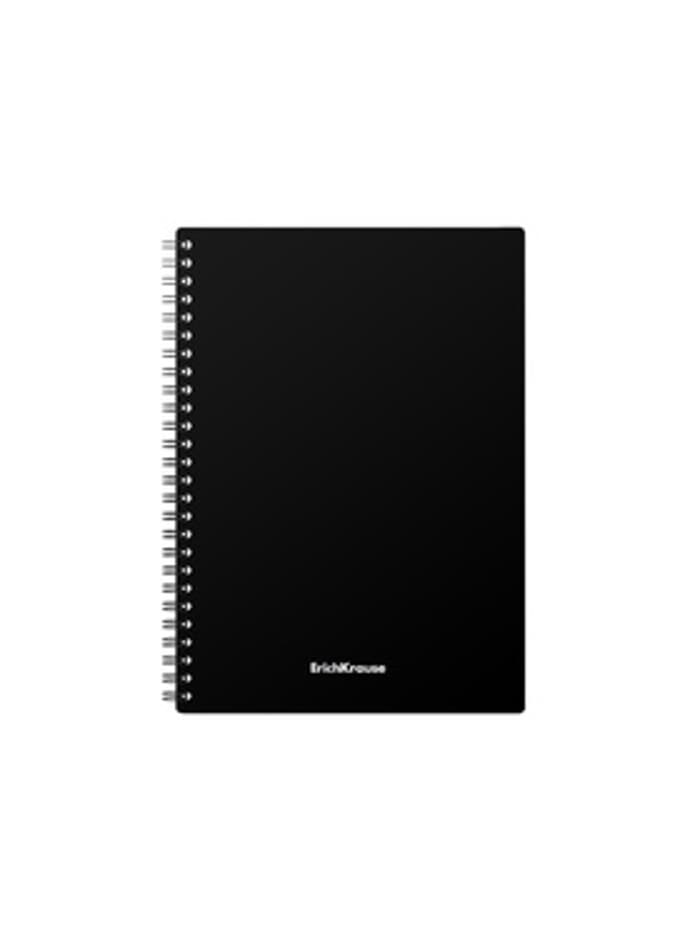 Тетрадь на спирали ErichKrause. Classic А5, 60 листов, в клетку, пластиковая обложка, блок офсет, МИКС