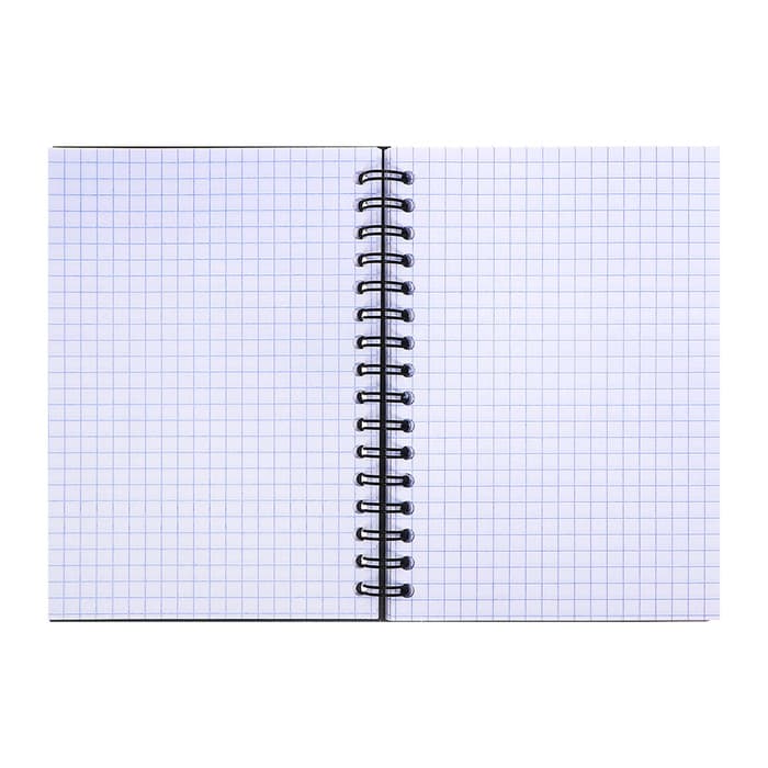 Тетрадь на спирали ErichKrause. Accent А6, 80 листов, в клетку, пластиковая обложка, на резинке, блок офсет, МИКС