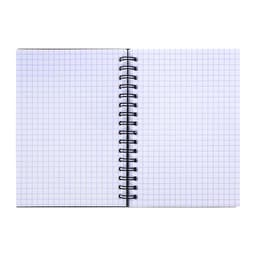 Тетрадь на спирали ErichKrause. Accent А6, 80 листов, в клетку, пластиковая обложка, на резинке, блок офсет, МИКС