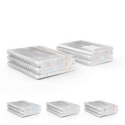 Тетрадь на спирали ErichKrause. Accent А6, 80 листов, в клетку, пластиковая обложка, на резинке, блок офсет, МИКС