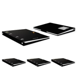 Тетрадь на кольцах ErichKrause. Accent А5, 80 листов, в клетку, пластиковая обложка, на кнопке, блок офсет, 100% белизна, МИКС