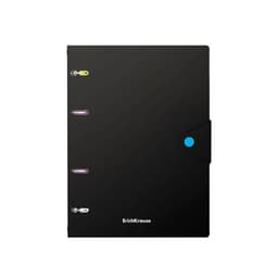 Тетрадь на кольцах ErichKrause. Accent А5, 80 листов, в клетку, пластиковая обложка, на кнопке, блок офсет, 100% белизна, МИКС