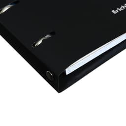 Тетрадь на кольцах ErichKrause. Accent А5, 80 листов, в клетку, пластиковая обложка, на кнопке, блок офсет, 100% белизна, МИКС