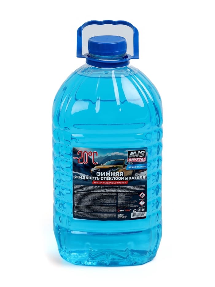 Зимняя жидкость стеклоомывателя AVS, -20С, 4 л, AVK-401