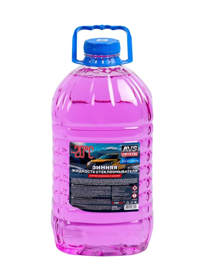 Зимняя жидкость стеклоомывателя AVS, -20С, 4 л, AVK-401