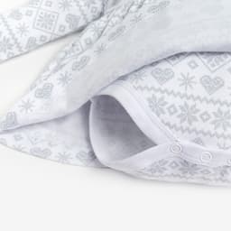 Боди - платье детское «Крошка Я. Олени», рост 68-74 см, белое