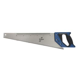 Ножовка по дереву ТУНДРА, 2К рукоятка, 2D заточка, каленый зуб, 7-8 TPI, 450 мм