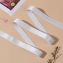 Резинка для бретелей, блестящая, 15 мм, 10±0.5 м, белая