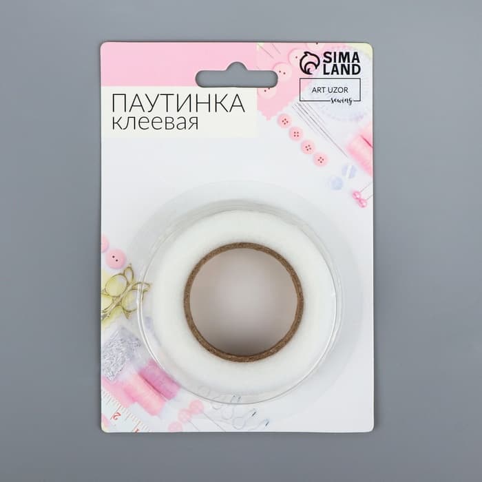 Паутинка клеевая, 1.5 см, 15±1 м, белая