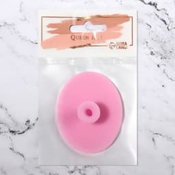 Щётка для умывания «Овал» на присоске, 6.3×5 см, МИКС