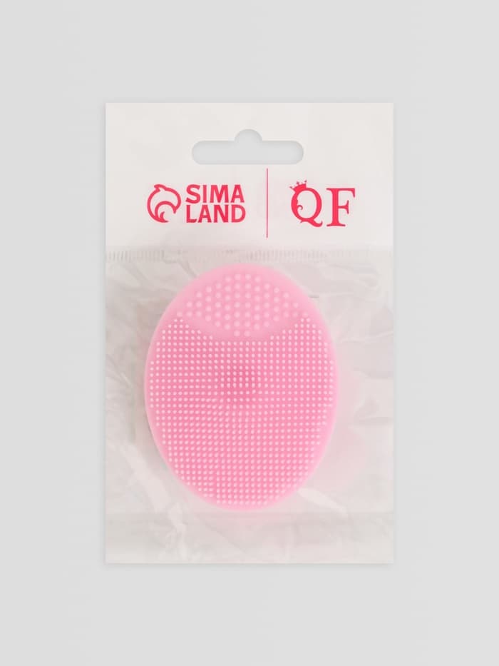 Щётка для умывания «Овал» на присоске, 6.3×5 см, МИКС