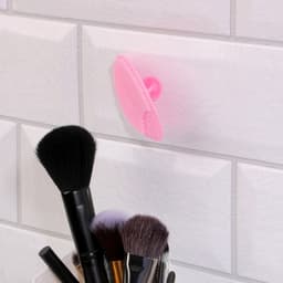 Щётка для умывания «Овал» на присоске, 6.3×5 см, МИКС