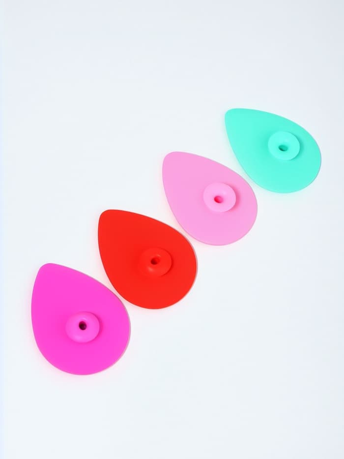 Щётка для умывания «Капля» на присоске, 9×7 см, МИКС