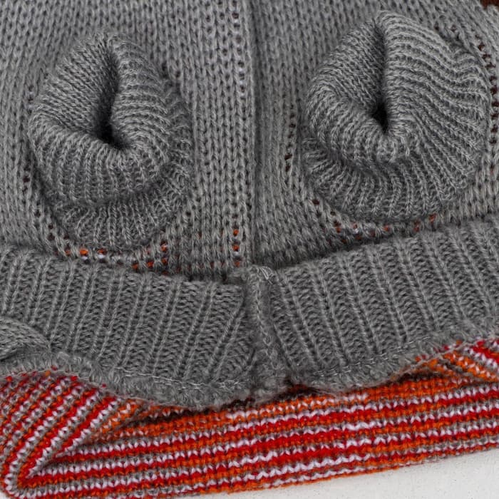 Свитер «Олень на сером», XL (ДС 34, ОШ 34, ОГ 32-51 см)