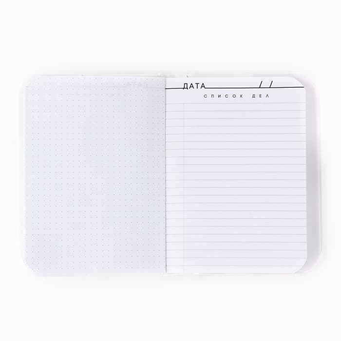 Подарочный набор новогодний, обложка на паспорт, и ежедневник антистресс, Flamingo winter party