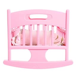 Кроватка для кукол с постелькой, МИКС