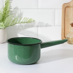 Ковш эмалированный цилиндрический, 1.5 л, МИКС