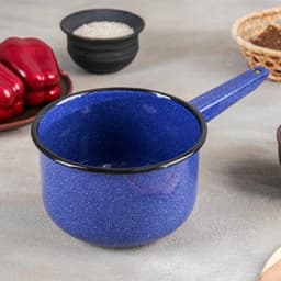 Ковш эмалированный цилиндрический, 1.5 л, МИКС