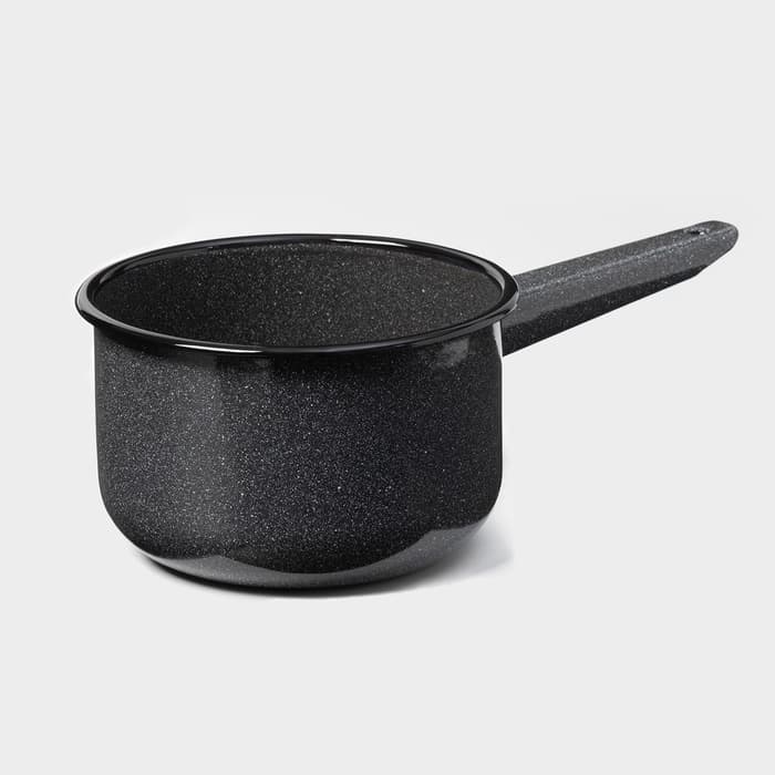 Ковш эмалированный цилиндрический, 1.5 л, МИКС