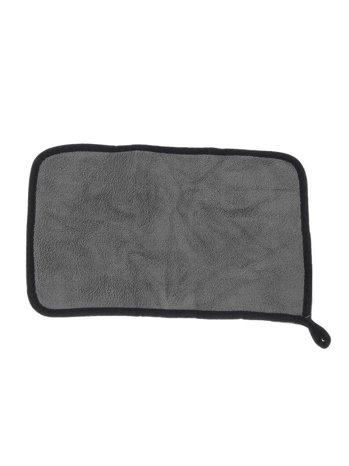 Тряпка для мытья автомобиля, CARTAGE, микрофибра, 400 г/м², 20×30 cм, желто-серая