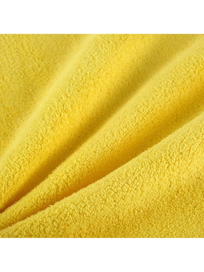 Тряпка для мытья автомобиля, CARTAGE, микрофибра, 400 г/м², 20×30 cм, желто-серая