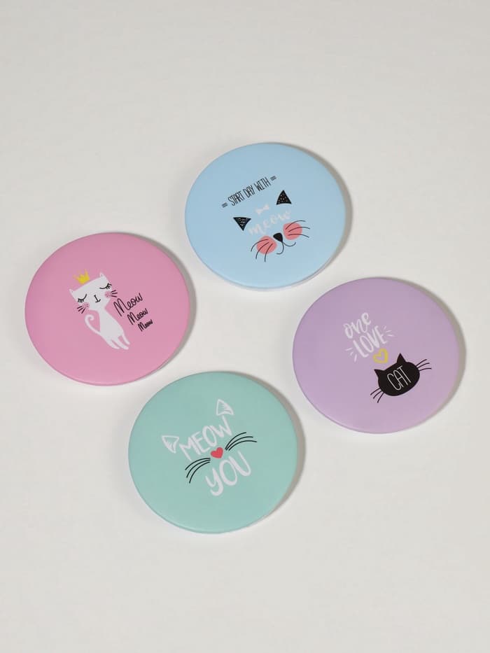 Зеркало складное «Кис-кис», d=7.5 см, МИКС