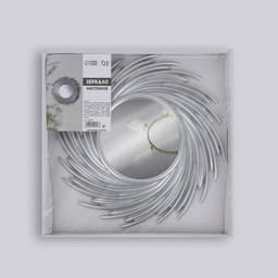 Зеркало настенное Sunshine, d зеркальной поверхности 11 см, серебристое