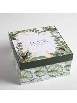 Набор коробок 5 в 1, упаковка подарочная, «Тропический», 14×14×8‒22×22×12 см