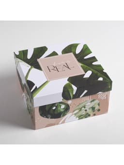 Набор коробок 5 в 1, упаковка подарочная, «Тропический», 14×14×8‒22×22×12 см