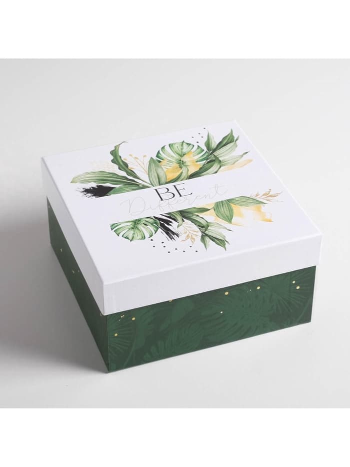 Набор коробок 5 в 1, упаковка подарочная, «Тропический», 14×14×8‒22×22×12 см