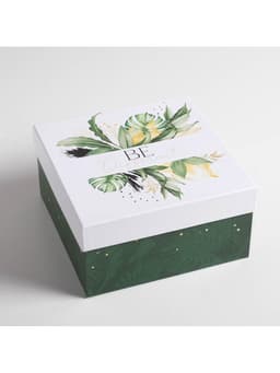 Набор коробок 5 в 1, упаковка подарочная, «Тропический», 14×14×8‒22×22×12 см