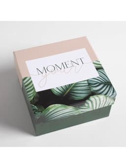 Набор коробок 5 в 1, упаковка подарочная, «Тропический», 14×14×8‒22×22×12 см