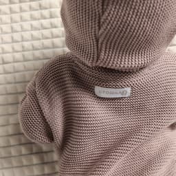 Комбинезон вязаный Крошка Я «Мишка», рост 62-68 см, бежевый