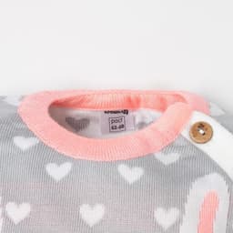 Комбинезон вязаный Крошка Я «Зайчик», рост 80-86 см