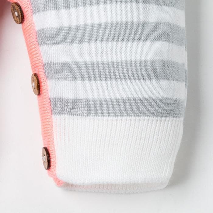 Комбинезон вязаный Крошка Я «Зайчик», рост 86-92 см