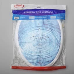Сиденье для унитаза «Декор. Капли», 44.5×37.5 см, с крышкой, белое