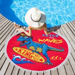 Полотенце пляжное «Этель. Поймай волну», d=150 см